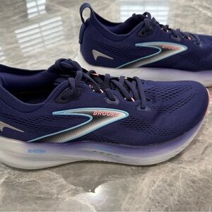 Brooks Glycerin 22 Women's Running Shoes Blue Ribbon Peacoat Dianthus Size 8.5